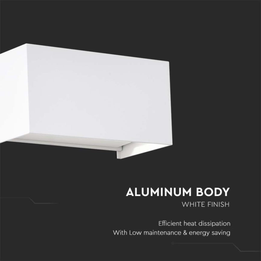 LED kültéri fali lámpatest LED/24W/230V 3000K IP65 fehér