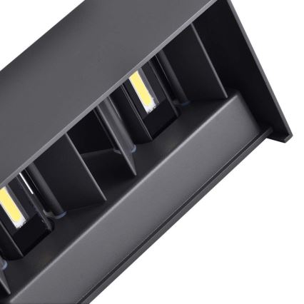 LED kültéri fali lámpatest LED/24W/230V 4000K IP65 fekete