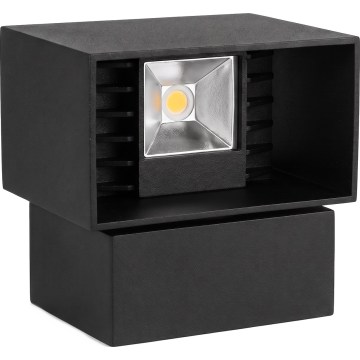 LED kültéri fali lámpatest LED/6W/230V IP54 fekete
