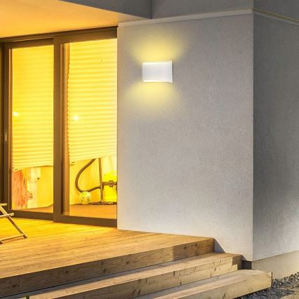 LED kültéri fali lámpatest LED/9W/230V 4000K IP54 fehér