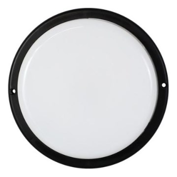 LED kültéri fali lámpatest LED/9W/230V IP54 fekete