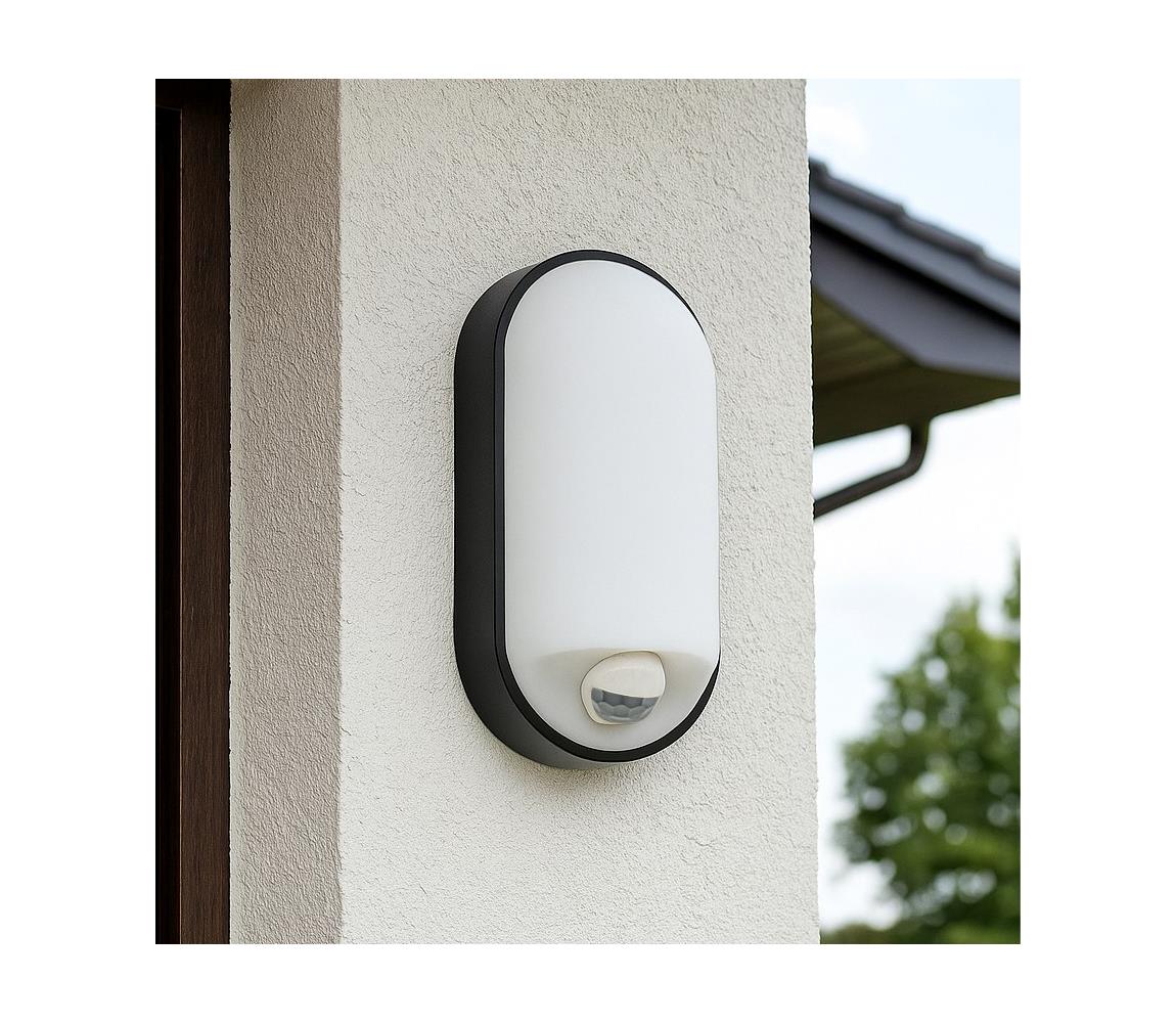 LED kültéri fali lámpatest mozgásérzékelővel LED/12/15/18W/230V IP65 008 0001302