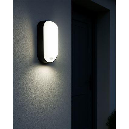 LED dimmelhető kültéri fali lámpatest mozgásérzékelővel LED/12/15/18W/230V 3000K/4000K/6500K IP65 fekete/fehér