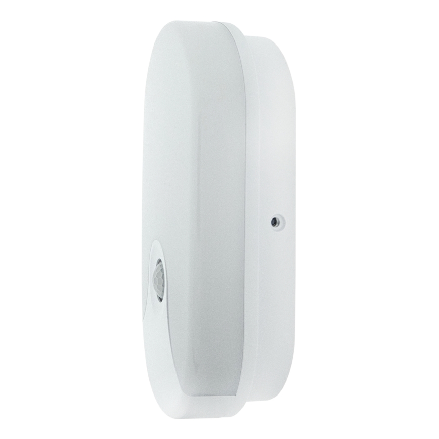 LED kültéri fali lámpatest mozgásérzékelővel LED/18W/230V IP44 fehér