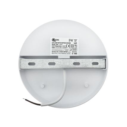 LED kültéri fali lámpatest mozgásérzékelővel LED/18W/230V IP44 fehér