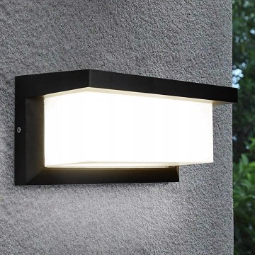 LED kültéri fali lámpatest NEELY LED/12W/230V IP54 fekete