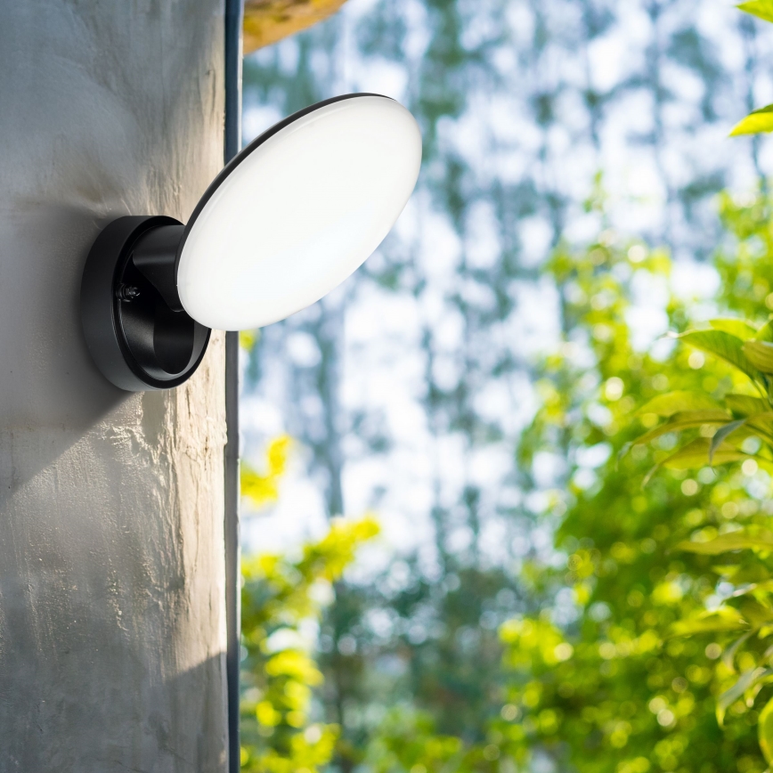 LED kültéri fali lámpatest OLAF LED/10W/230V IP44 fekete