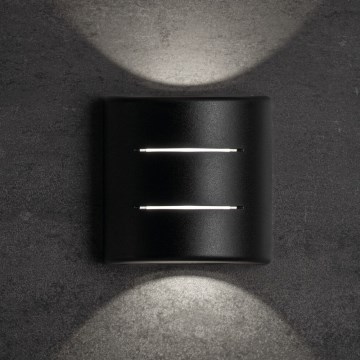 LED kültéri fali lámpatest REFAZI LED/6W/230V IP54 fekete