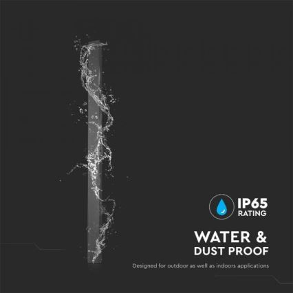 LED kültéri fali világítótest LED/16W/230V 3000K IP65 101 cm antracit