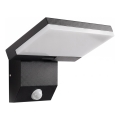LED kültéri fali világítótest mozgásérzékelővel LED/18W/230V IP44 fekete