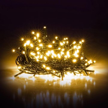 LED kültéri fényfüzér 1000xLED 105m meleg fehér IP44