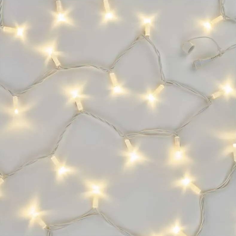 LED kültéri fényfüzér 100xLED/10m IP44 meleg fehér