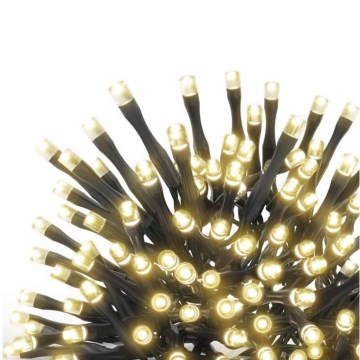 LED kültéri fényfüzér 100xLED/15m IP44 meleg fehér