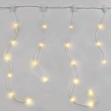 LED kültéri fényfüzér 100xLED/8 funkció 7,9x0,7m IP44 meleg fehér