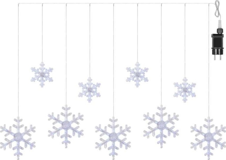 LED kültéri fényfüzér 131xLED/1,6m IP44 hideg fehér