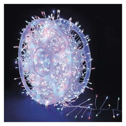 LED kültéri fényfüzér 1440xLED/8 funkciós 14,4m IP44 többszínű