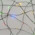 LED kültéri fényfüzér, 150 LED, 20 m, IP44, többszínű