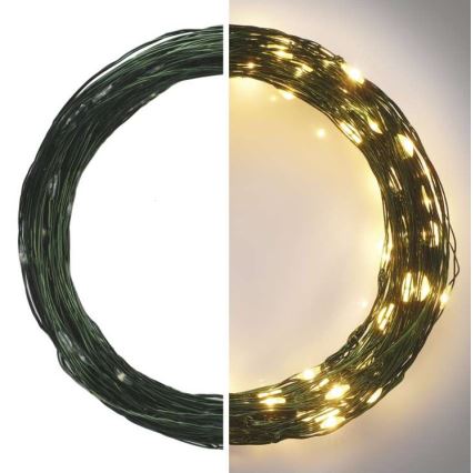 LED kültéri fényfüzér 150xLED/20m IP44 meleg fehér