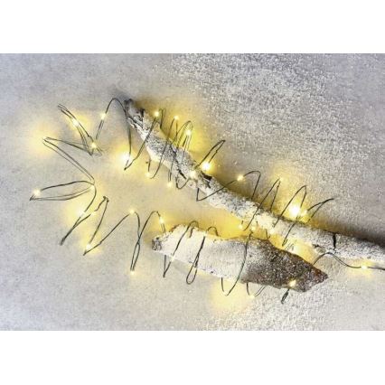 LED kültéri fényfüzér 150xLED/20m IP44 meleg fehér