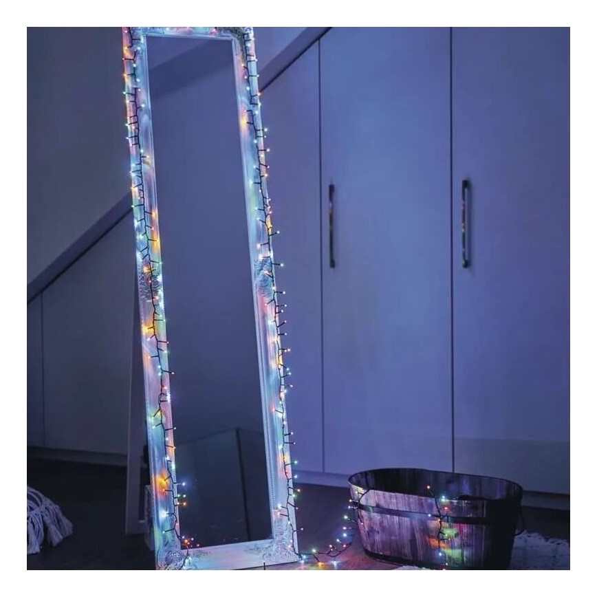 LED kültéri fényfüzér 150xLED/27,35m IP44 többszínű