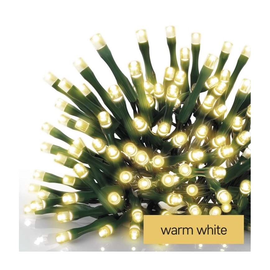 LED kültéri fényfüzér 180xLED/23m IP44 meleg fehér