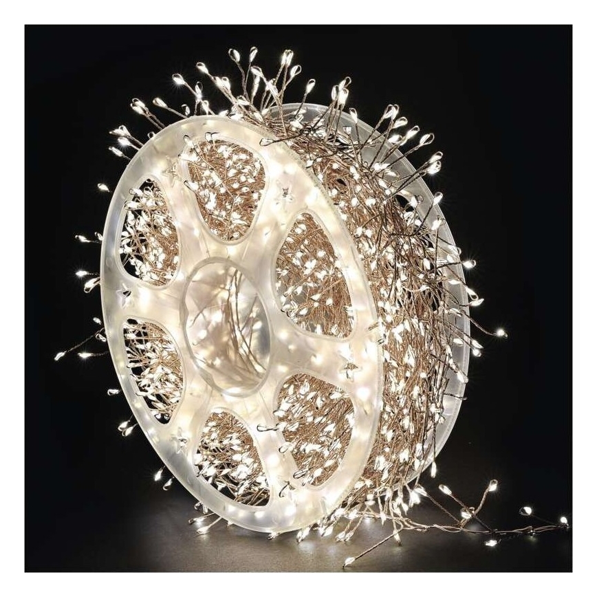 LED kültéri fényfüzér 1920xLED/8 funkció 19,2m IP44 meleg fehér