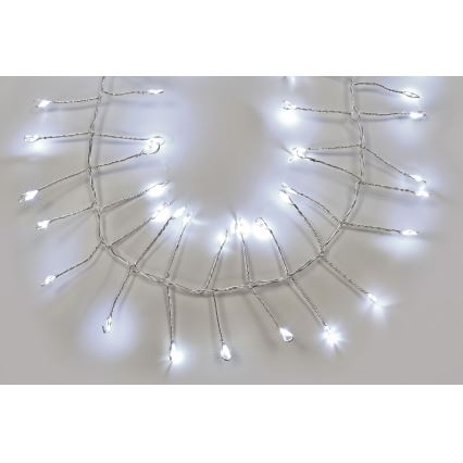 LED kültéri fényfüzér 1920xLED/8 funkciós 19,2m IP44 hideg fehér