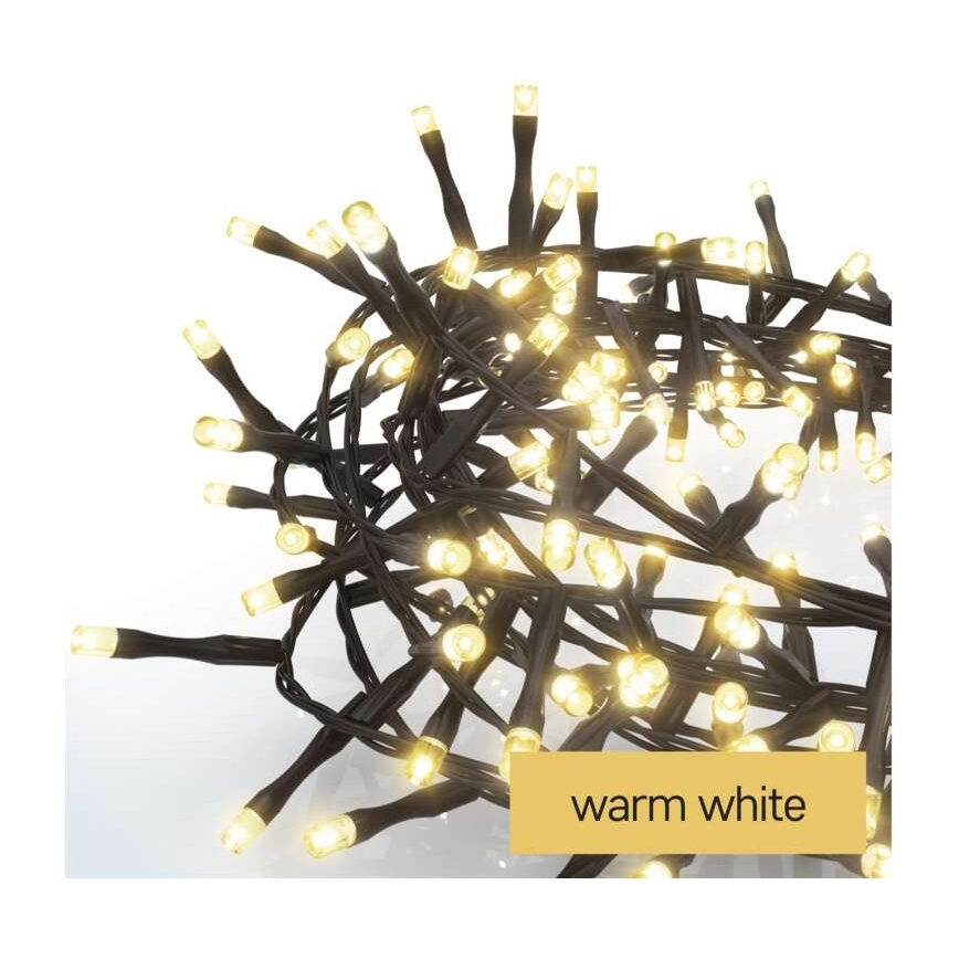 LED kültéri fényfüzér 400xLED/13m IP44 meleg fehér