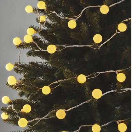 LED kültéri fényfüzér 40xLED/9m IP44 meleg fehér