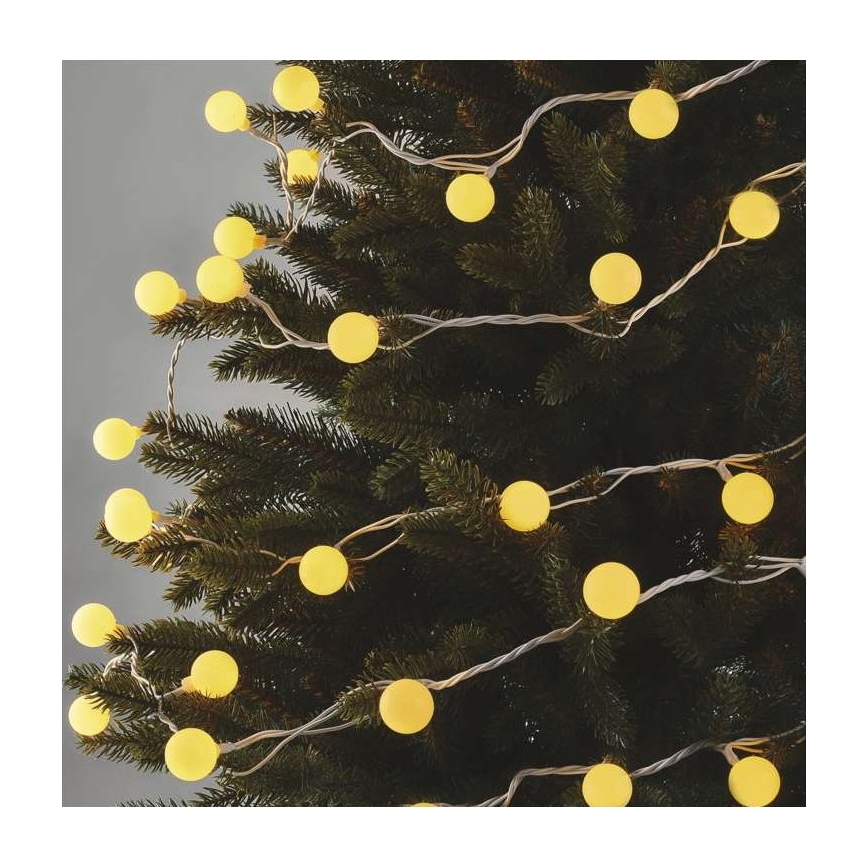 LED kültéri fényfüzér 40xLED/9m IP44 meleg fehér