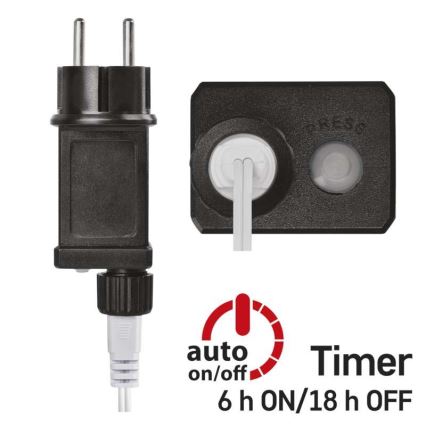 LED kültéri fényfüzér 40xLED/9m IP44 meleg fehér