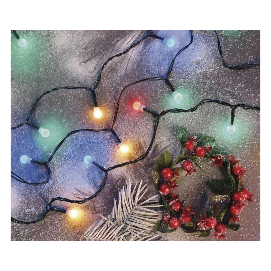 LED kültéri fényfüzér 480 LED/53 m IP44 többszínű