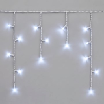 LED kültéri fényfüzér 50xLED/3x0,4m IP44 hideg fehér