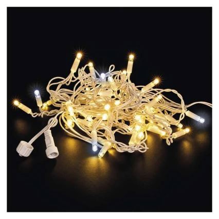 LED kültéri fényfüzér 50xLED/3x0,4m IP44 hideg/meleg fehér