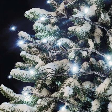 LED kültéri  fényfüzér 50xLED/5m IP44 hideg fehér