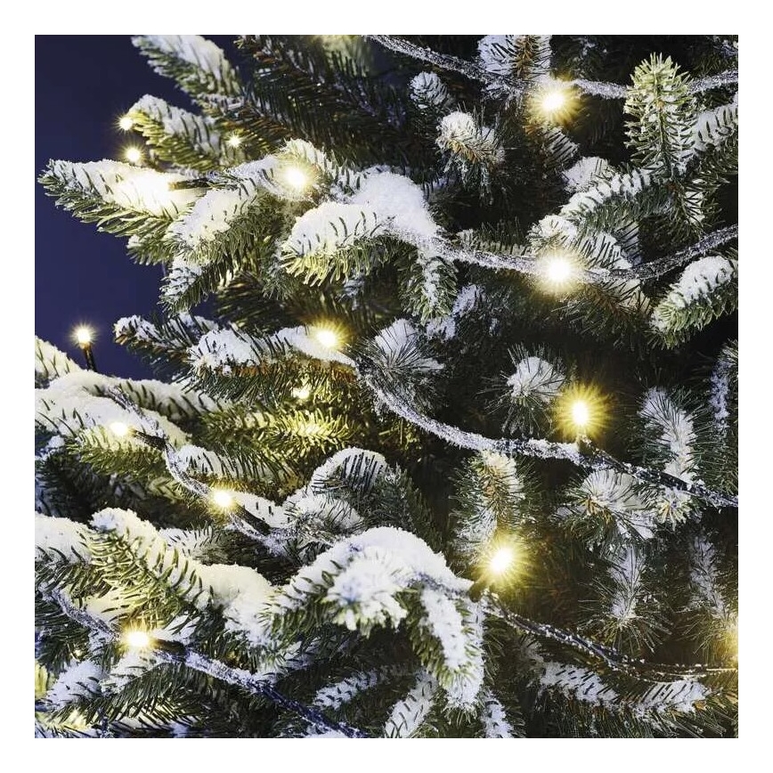 LED kültéri fényfüzér 50xLED/5m IP44 meleg fehér
