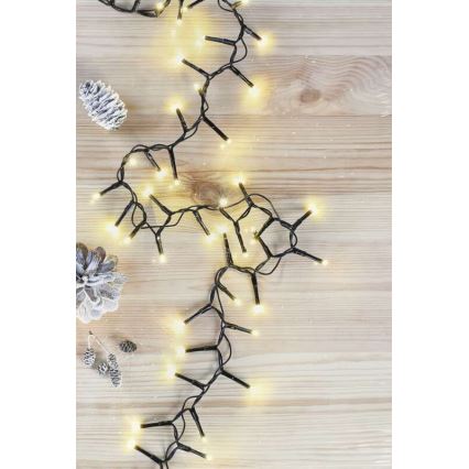 LED  kültéri fényfüzér 600xLED/17m IP44 meleg fehér