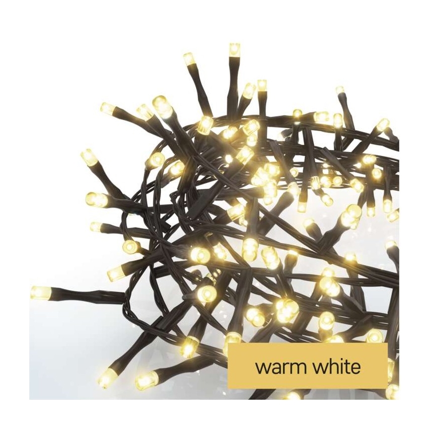 LED  kültéri fényfüzér 600xLED/17m IP44 meleg fehér