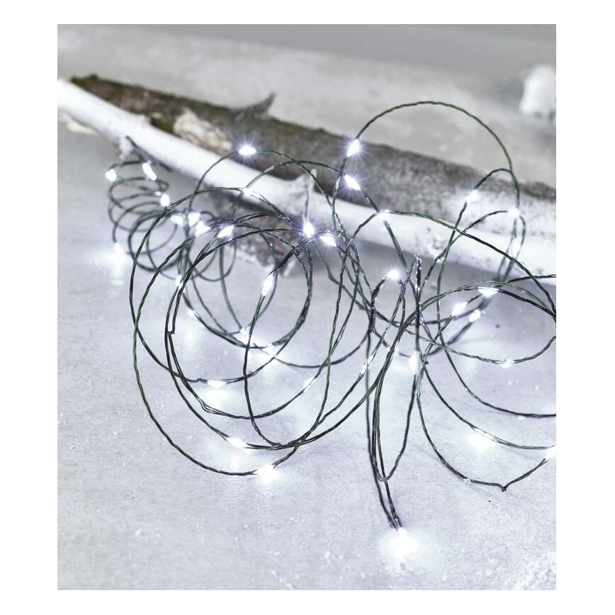 LED kültéri fényfüzér 75xLED/12,5m IP44 hideg fehér