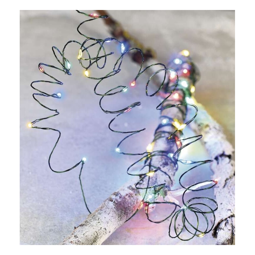 LED kültéri fényfüzér 75xLED/12,5m IP44 többszínű