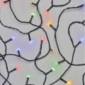 LED kültéri fényfüzér, 80 LED, 13 m, IP44, többszínű