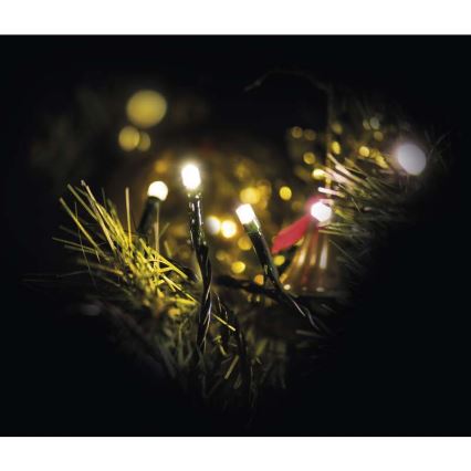 LED kültéri fényfüzér 80xLED/13m IP44 meleg fehér