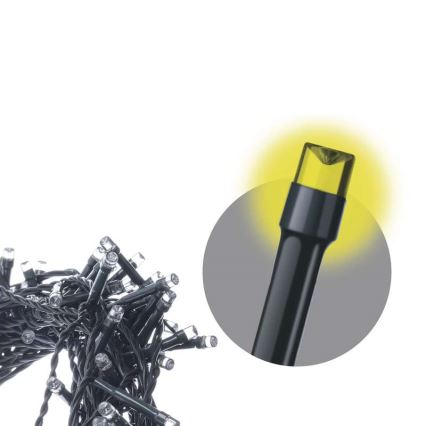 LED kültéri fényfüzér 80xLED/13m IP44 meleg fehér