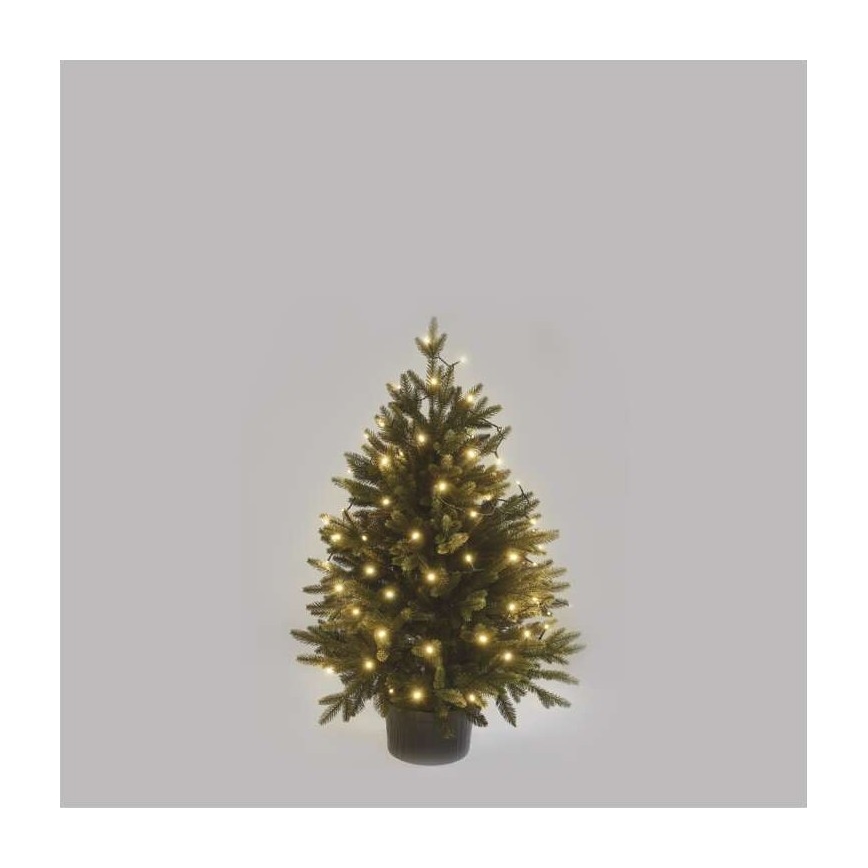 LED  kültéri fényfüzér 80xLED/3xAA 6,1m IP44 meleg fehér