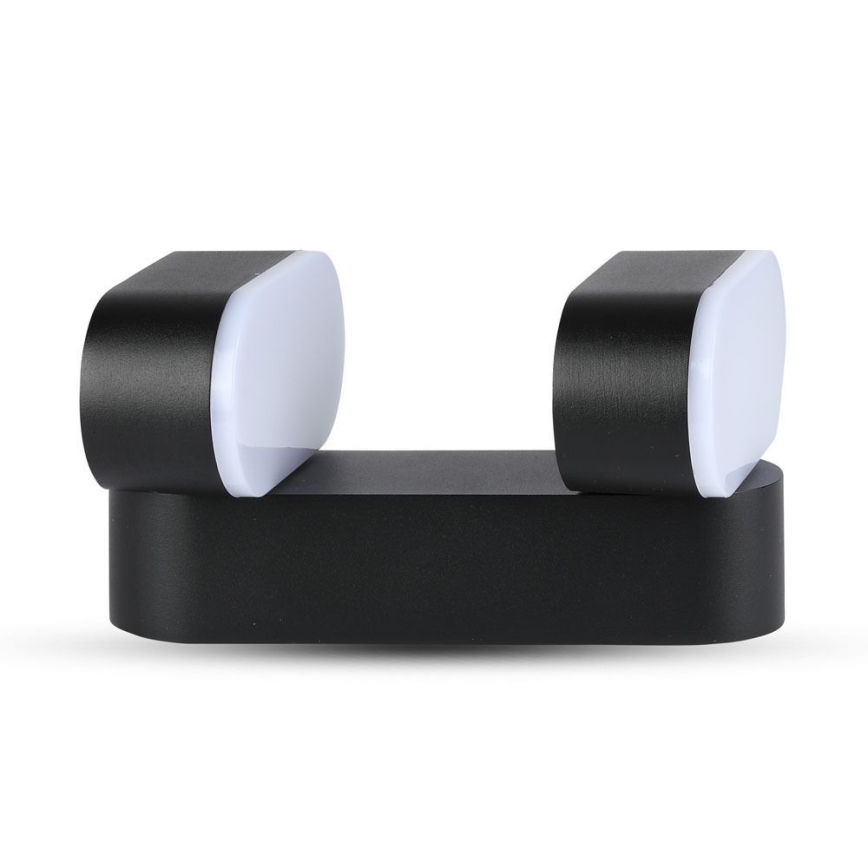 LED Kültéri flexibilis fali lámpa 2xLED/12W/230V IP65 fekete