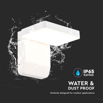 LED Kültéri falra szerelhető flexibilis lámpa LED/17W/230V IP65 3000K fehér