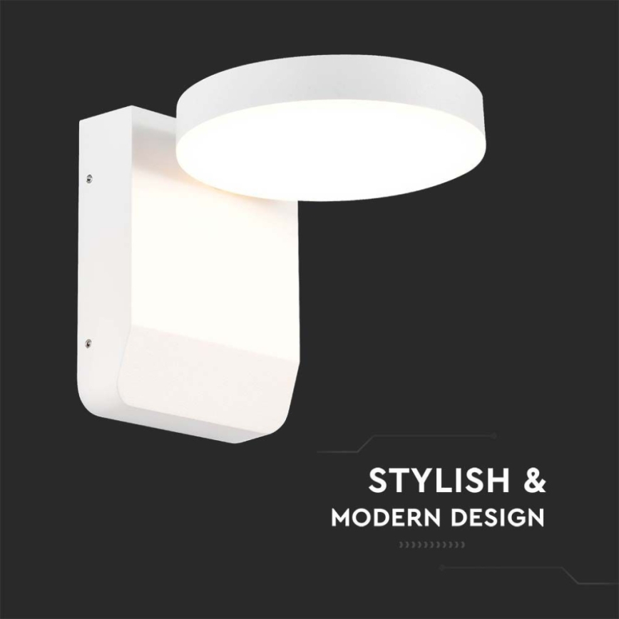 LED Kültéri falra szerelhető flexibilis lámpa LED/17W/230V IP65 3000K fehér