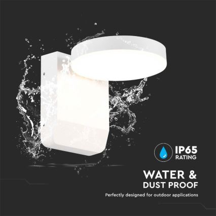 LED Kültéri falra szerelhető flexibilis lámpa LED/17W/230V IP65 3000K fehér