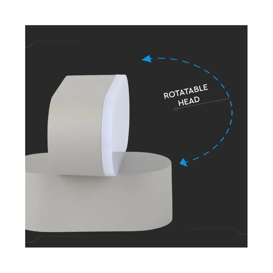 LED Kültéri flexibilis fali lámpa LED/5W/230V IP65