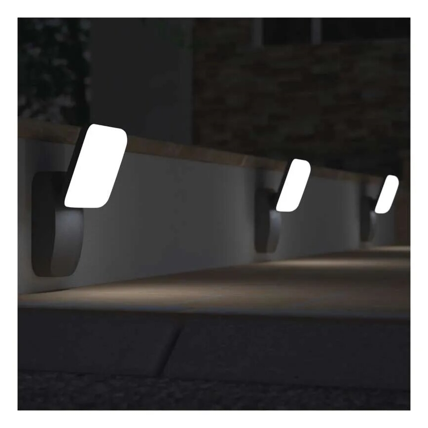 LED Kültéri flexibilis fali lámpa NIKA LED/12,5W/230V IP44